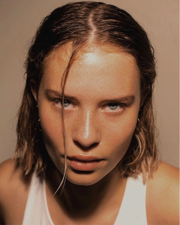 Designer face photo